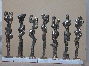 "Fingerübungen" 2004 Bronze Höhe 25cm