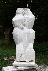 "Königslutterpaar" 2008 Kalkstein Höhe 1,60 m